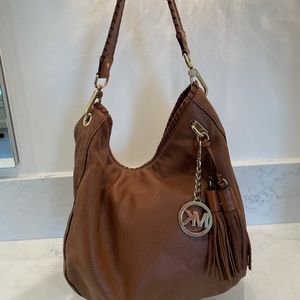 Michael Kors soft leather hobo shoulder bag